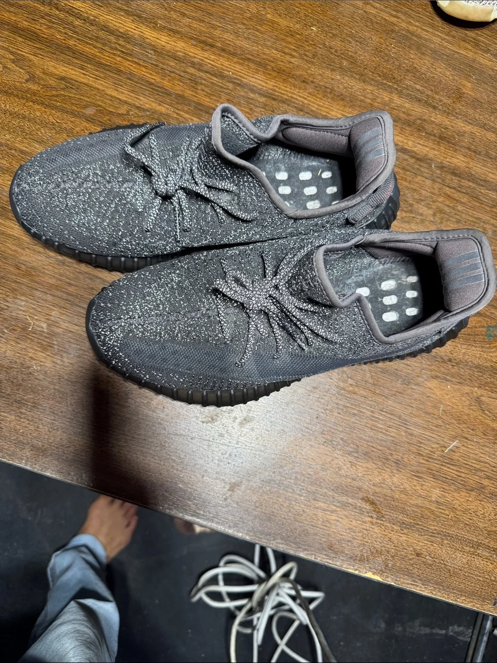 Adidas Yeezy Boost 350 V2 “Black Reflective” (Static) — Size 11